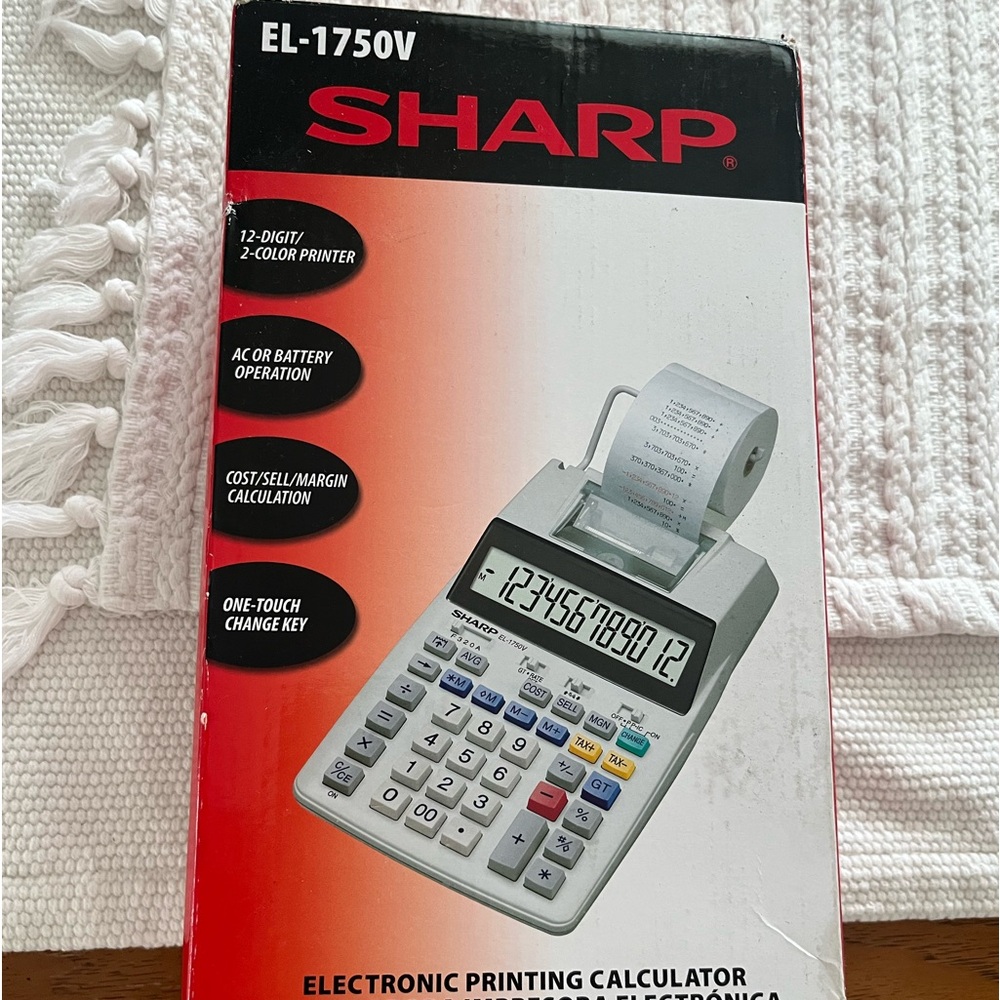 Electronic printing calculator